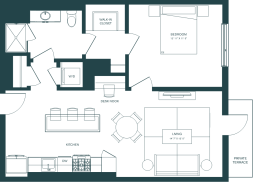 Unit 318 floor plan