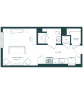 Unit 616 floor plan