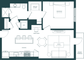 Unit 318 floor plan