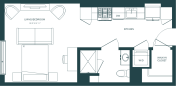 Unit 420 floor plan