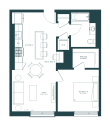 Unit 404 floor plan