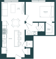 Unit 708 floor plan