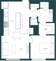 Unit 724 floor plan