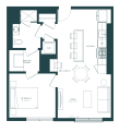 Unit 725 floor plan