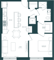 Unit 327 floor plan