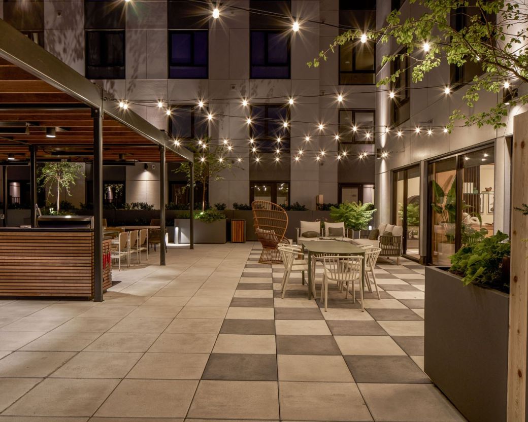 Enjoy evenings in the outdoor terrace