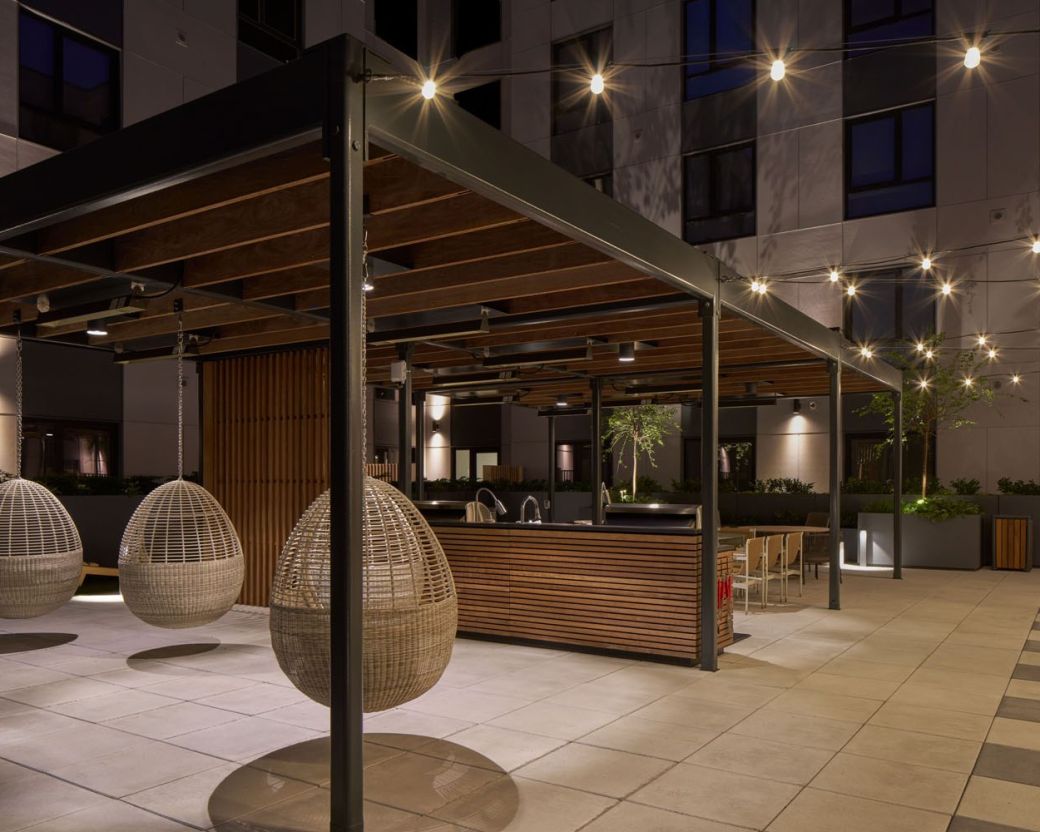 Relax and spend evenings in the outdoor terrace