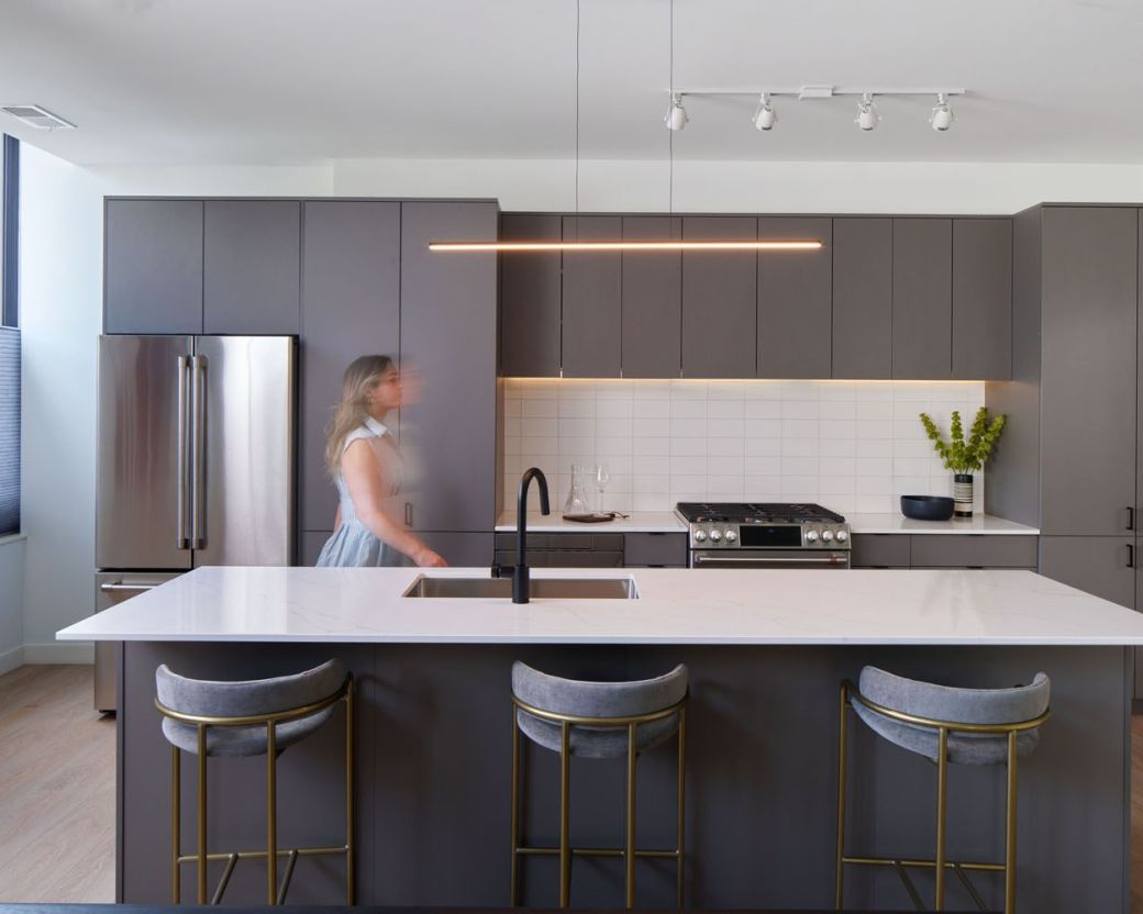 Kitchens with ample storge and counter space