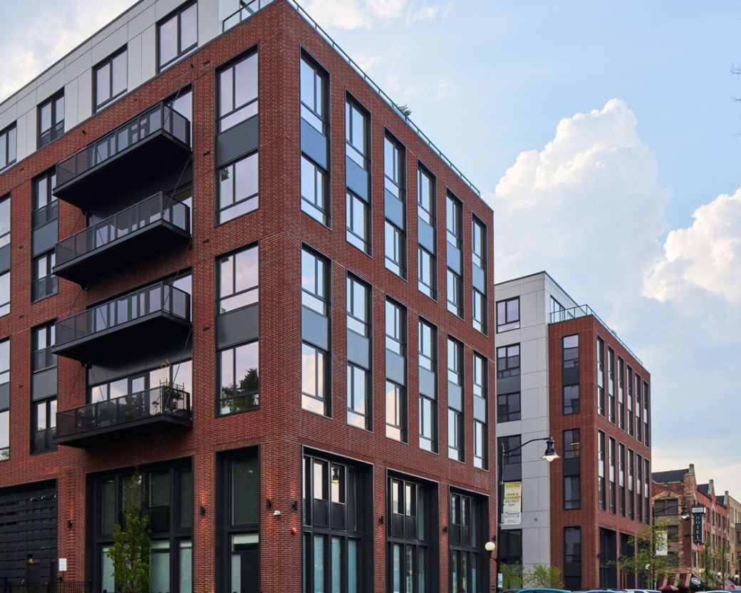 View of building from Pleasant Street